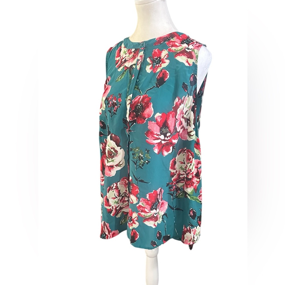 Lucky‎ Brand Floral Blouse Womens Plus 1X - Picture 5 of 6